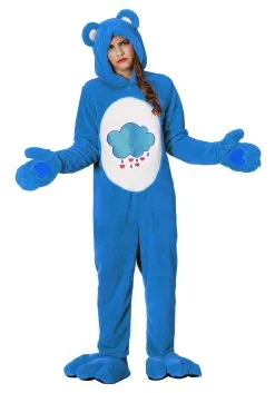 Fun Costumes Care Bears Deluxe Grumpy Bear Plus Size Costume -Cheap Anna Costumes Store plus size care bears deluxe grumpy bear costume alt 2