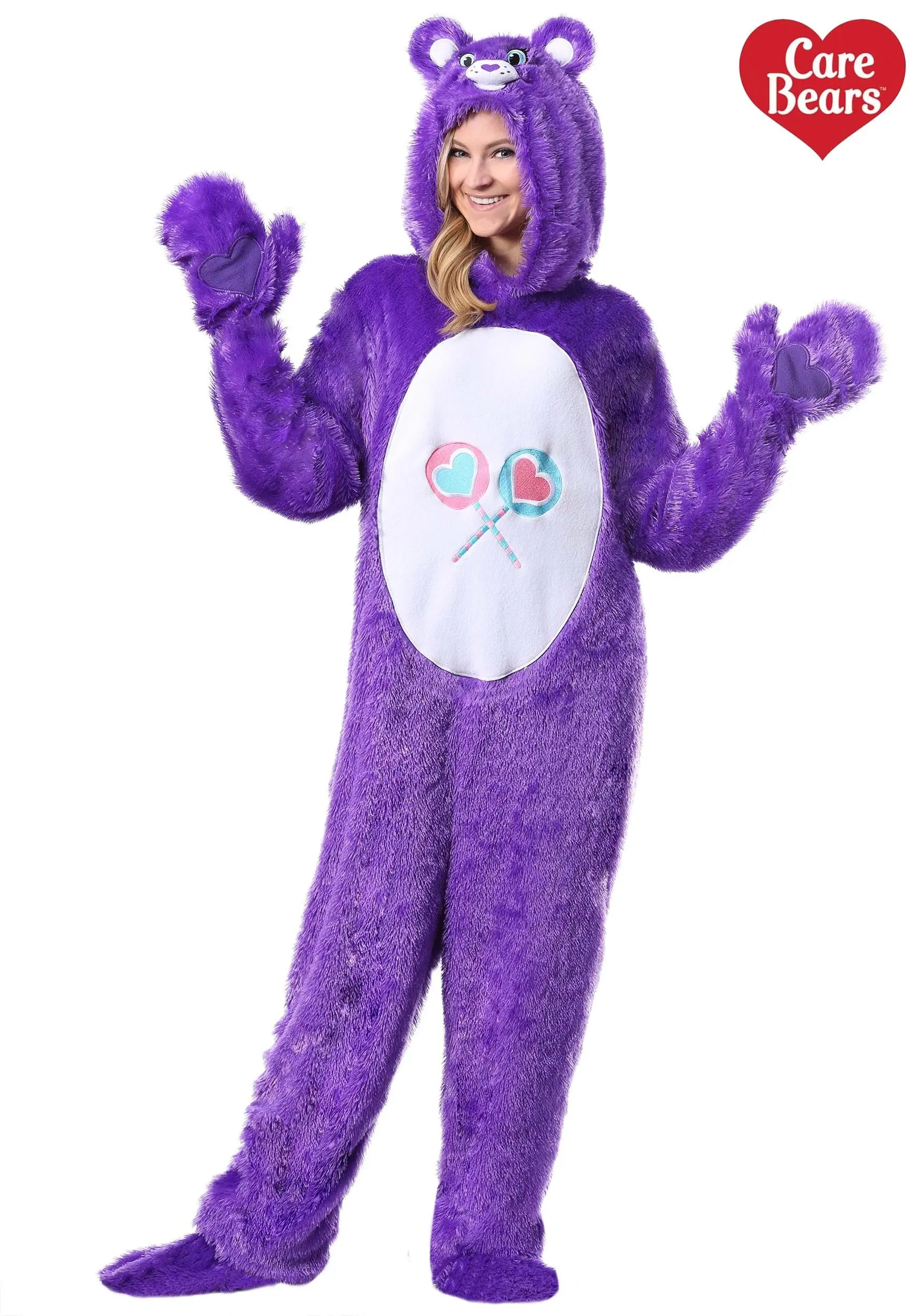 Fun Costumes Plus Size: Care Bears Share Bear Costume 1 Fun Costumes Plus Size: Care Bears Share Bear Costume