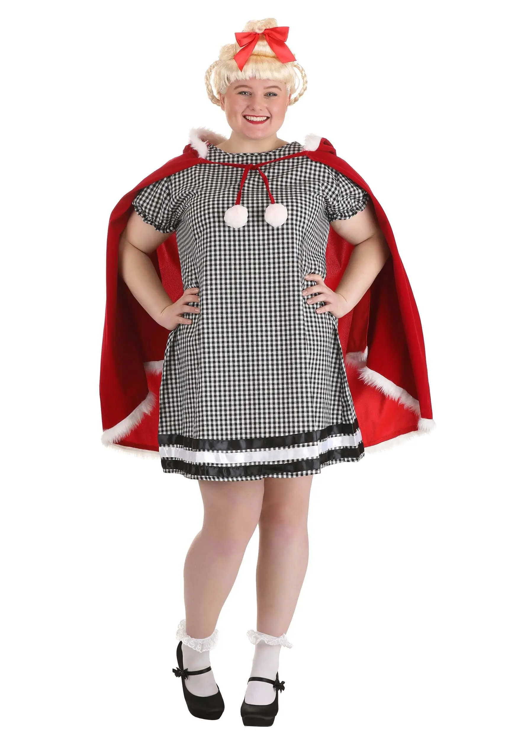 Fun Costumes Christmas Girl Plus Size Costume 1 Fun Costumes Christmas Girl Plus Size Costume