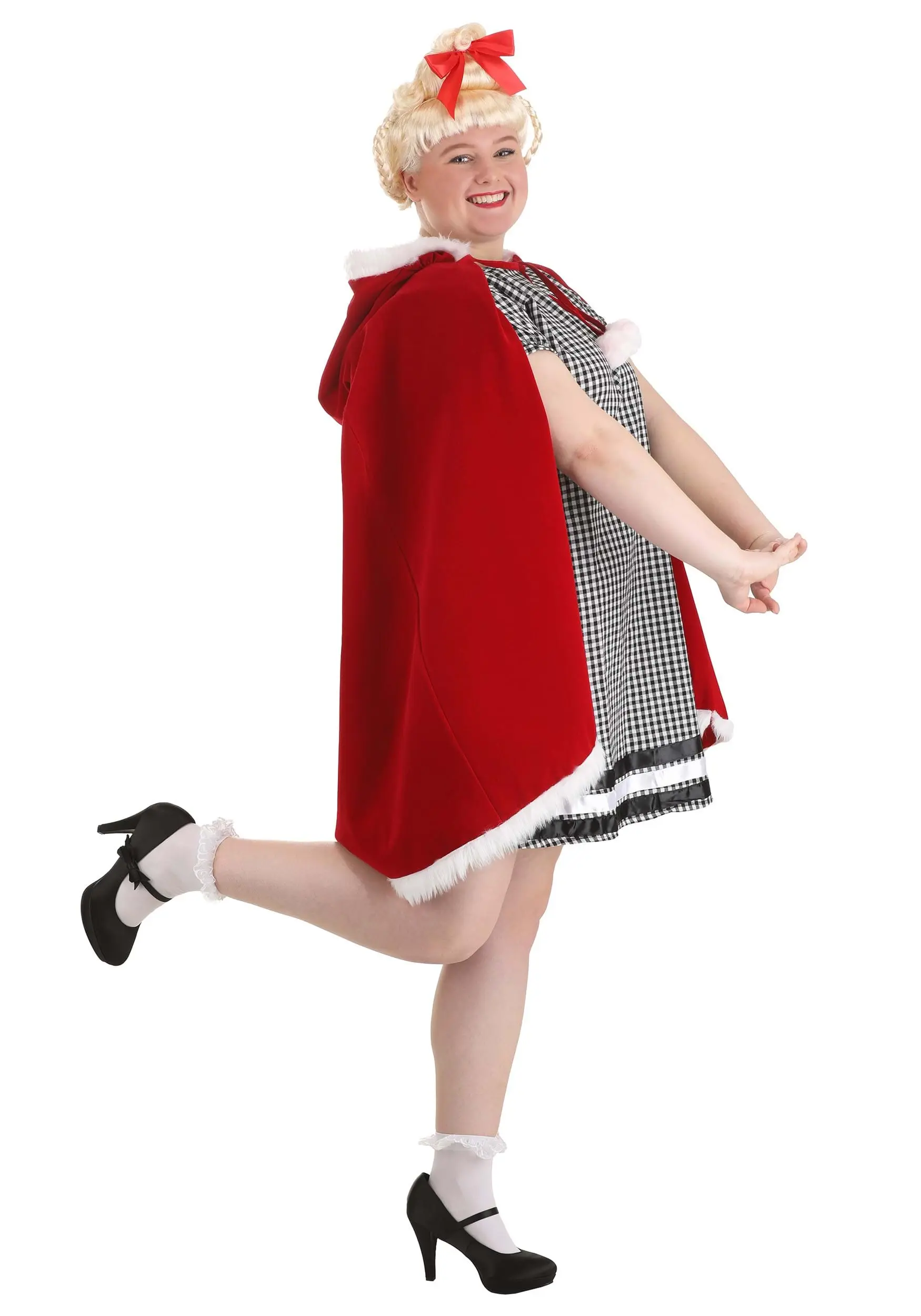 Fun Costumes Christmas Girl Plus Size Costume 2 Fun Costumes Christmas Girl Plus Size Costume - Image 2