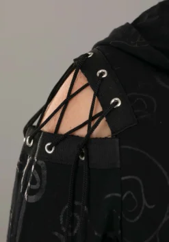 Jerry Leigh Deluxe Harry Potter Bellatrix Plus Size Womens Costume -Cheap Anna Costumes Store plus size deluxe harry potter bellatrix costume alt 5