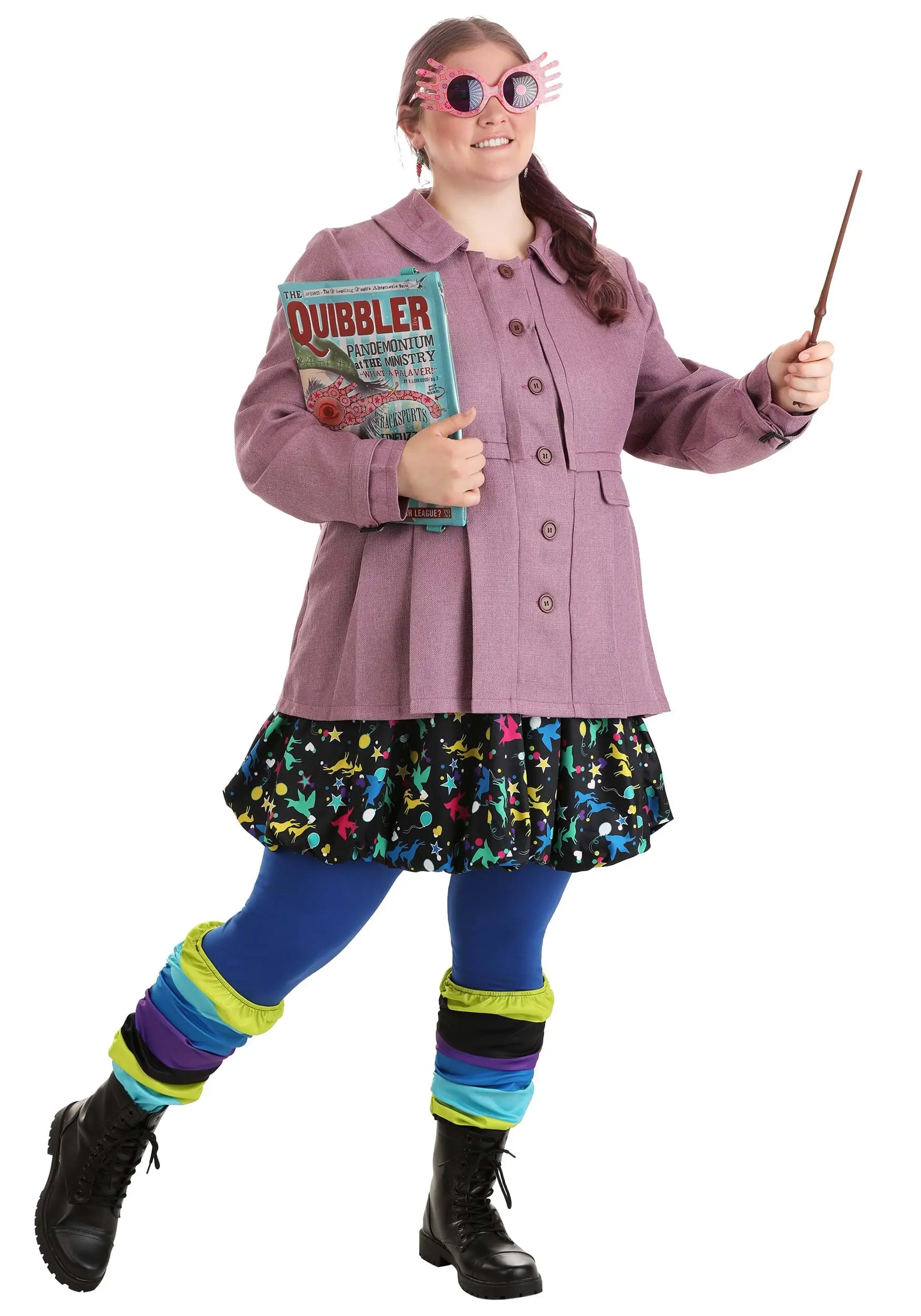 Jerry Leigh Deluxe Harry Potter Luna Lovegood Plus Size Costume 1 Jerry Leigh Deluxe Harry Potter Luna Lovegood Plus Size Costume