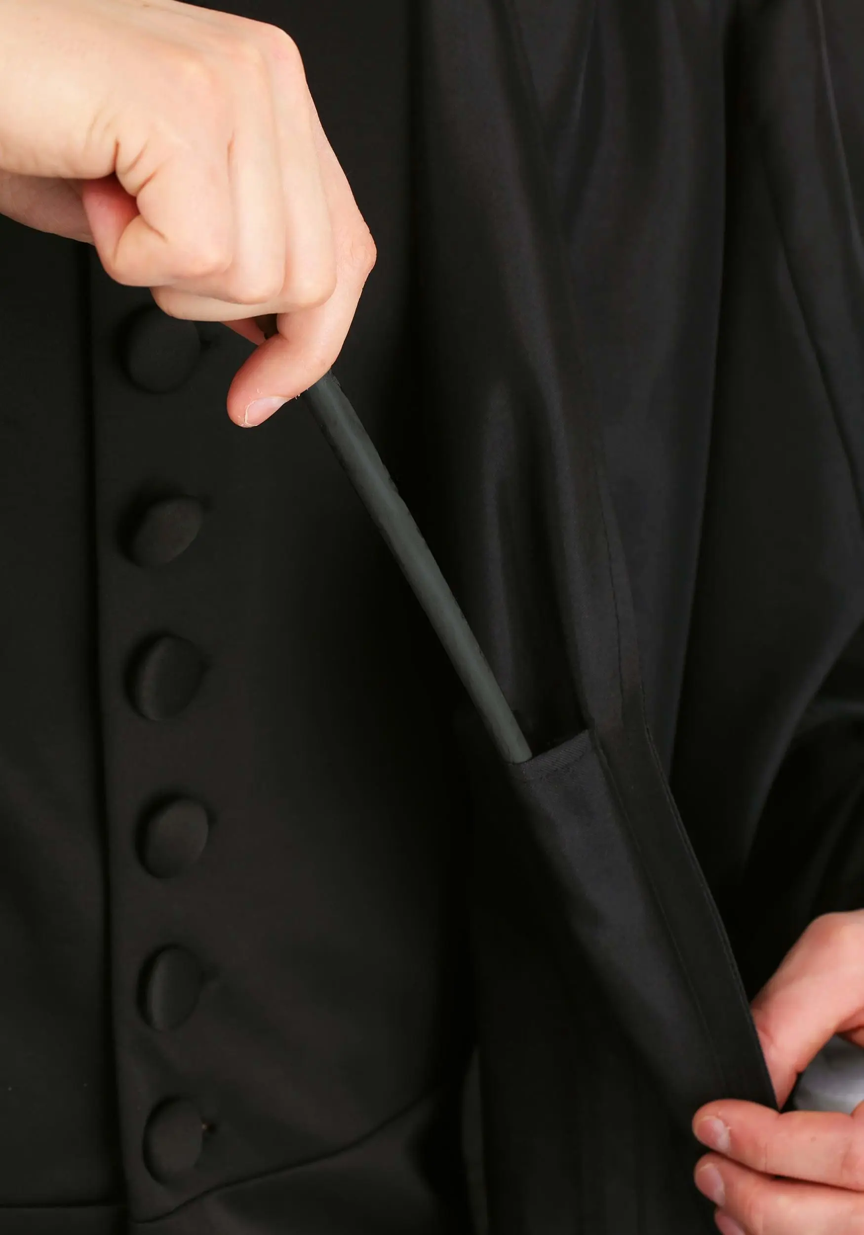 Jerry Leigh Deluxe Harry Potter Snape Plus Size Costume 3 Jerry Leigh Deluxe Harry Potter Snape Plus Size Costume - Image 3