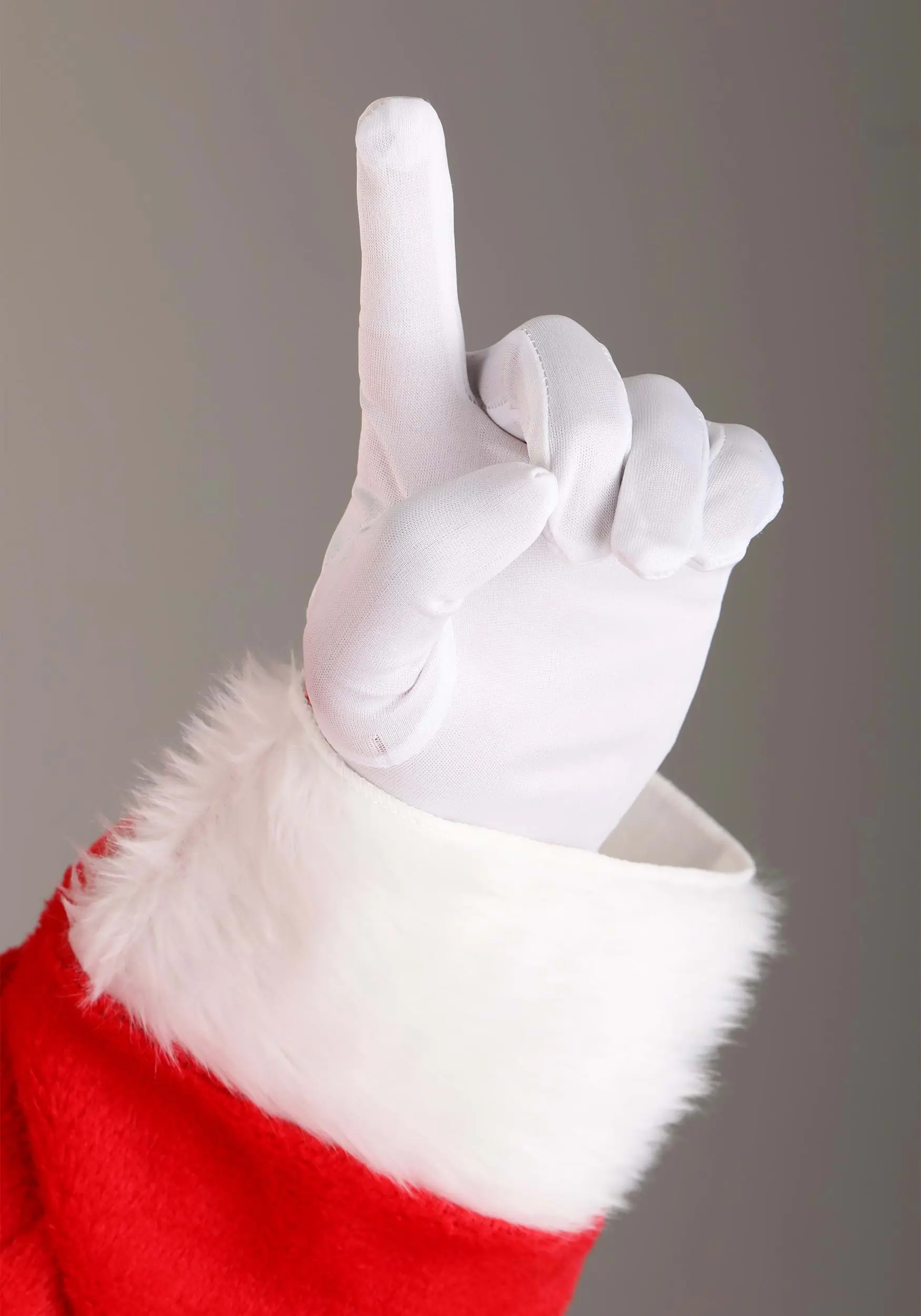 LF Products Pte. Ltd. Red Santa Claus Plus Size Deluxe Costume 5 LF Products Pte. Ltd. Red Santa Claus Plus Size Deluxe Costume - Image 5