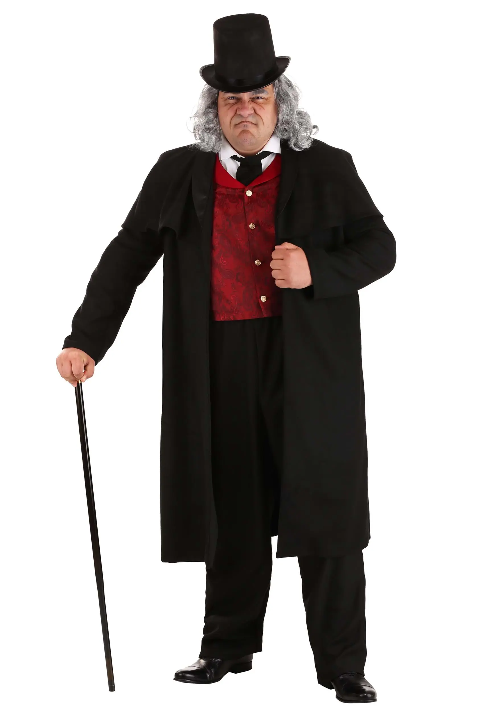 Fun Costumes Ebenezer Scrooge Plus Size Men's Costume 1 Fun Costumes Ebenezer Scrooge Plus Size Men's Costume