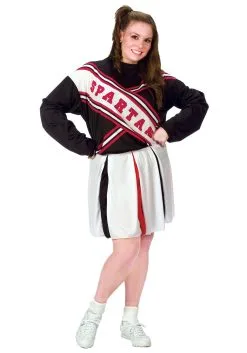 Fun World Plus Size Female Spartan Cheerleader Costume
