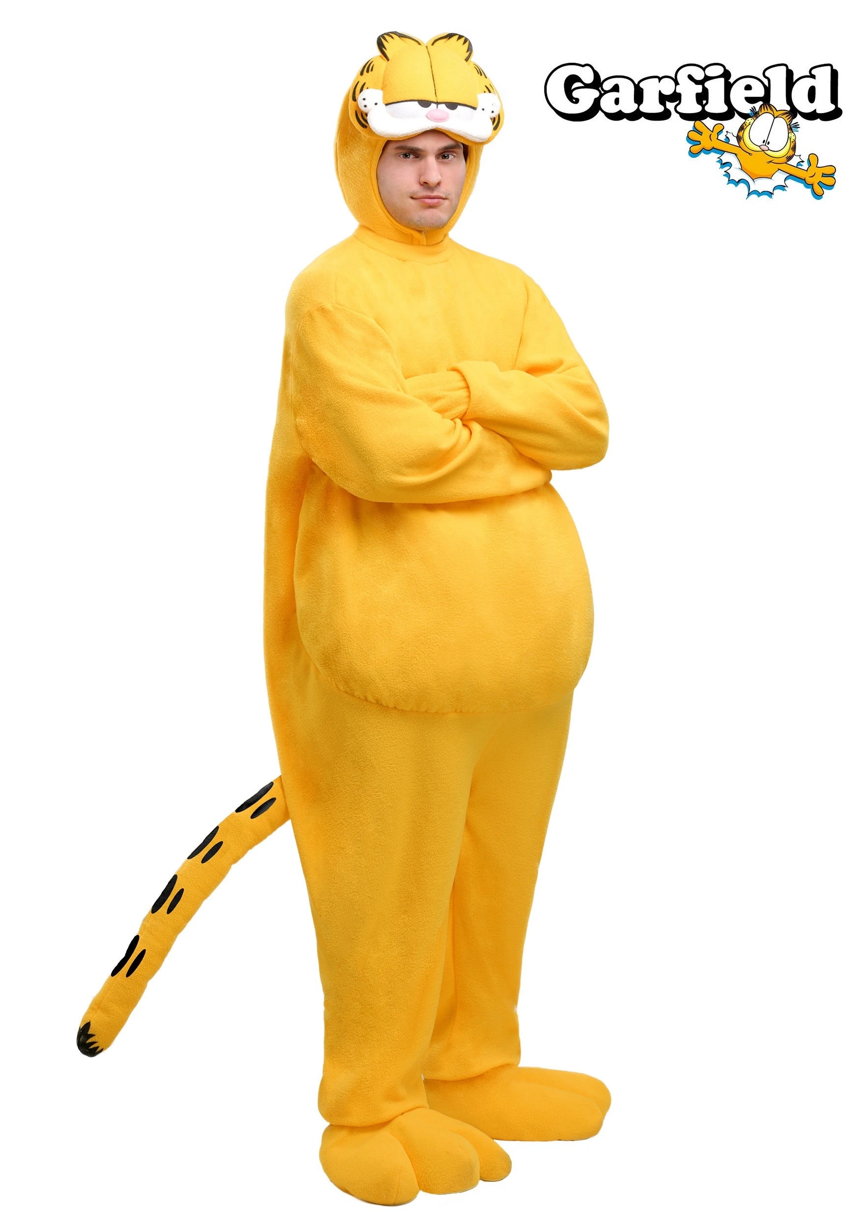LF Products Pte. Ltd. Plus Size Garfield Costume 1 LF Products Pte. Ltd. Plus Size Garfield Costume