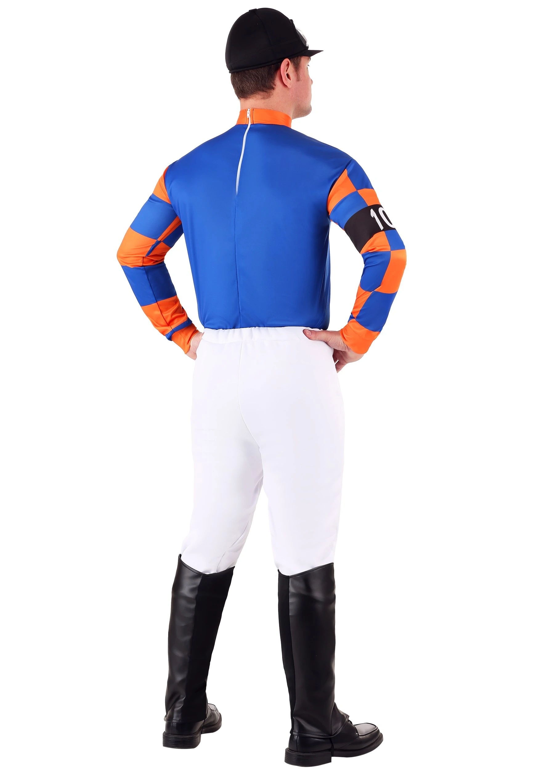 Fun Costumes Kentucky Derby Jockey Plus Size Costume 2 Fun Costumes Kentucky Derby Jockey Plus Size Costume - Image 2