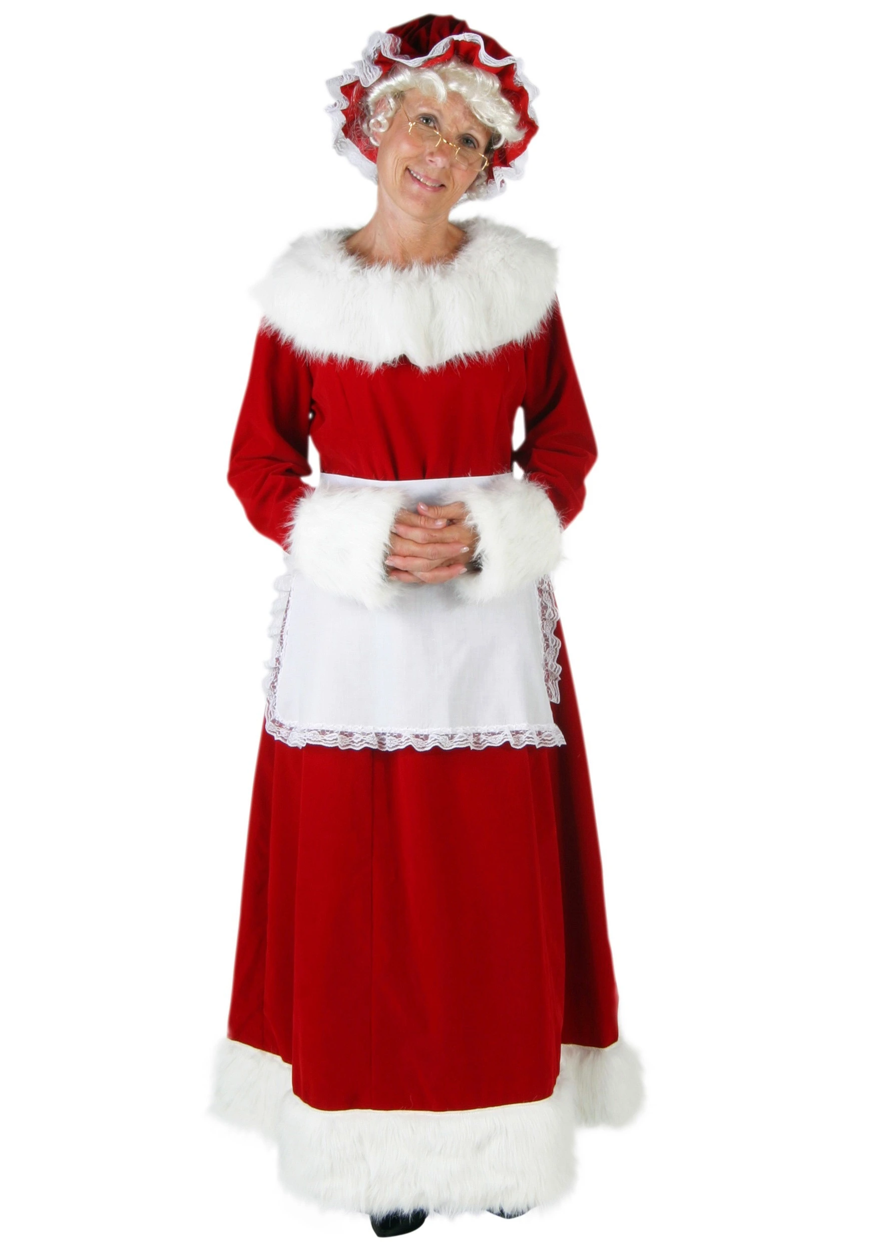 Fun Costumes Women's Plus Size Deluxe Mrs Claus Costume 1 Fun Costumes Women's Plus Size Deluxe Mrs Claus Costume