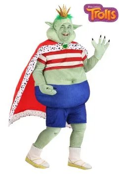 Fun Costumes Plus Size Prince Gristle Trolls Adult Costume