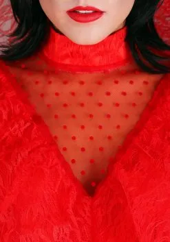 Fun Costumes Red Plus Size Gothic Wedding Dress Costume 12 Fun Costumes Red Plus Size Gothic Wedding Dress Costume -Cheap Anna Costumes Store plus size red gothic wedding dress costume alt3