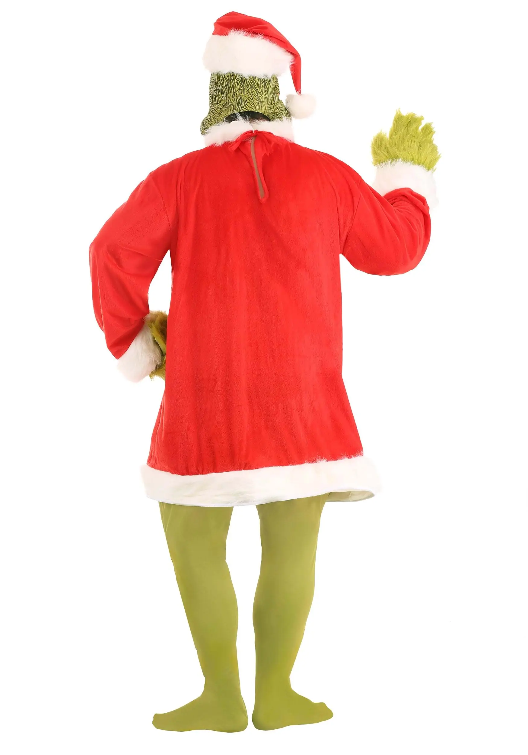 Elope Plus Size Grinch Costume 3 Elope Plus Size Grinch Costume - Image 3