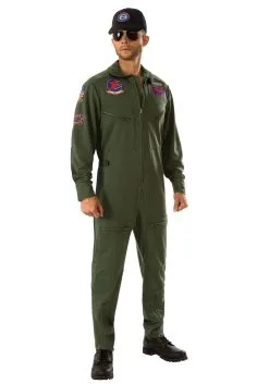 Rubies Costume Co. Inc Top Gun Jumpsuit Mens Plus Size Costume
