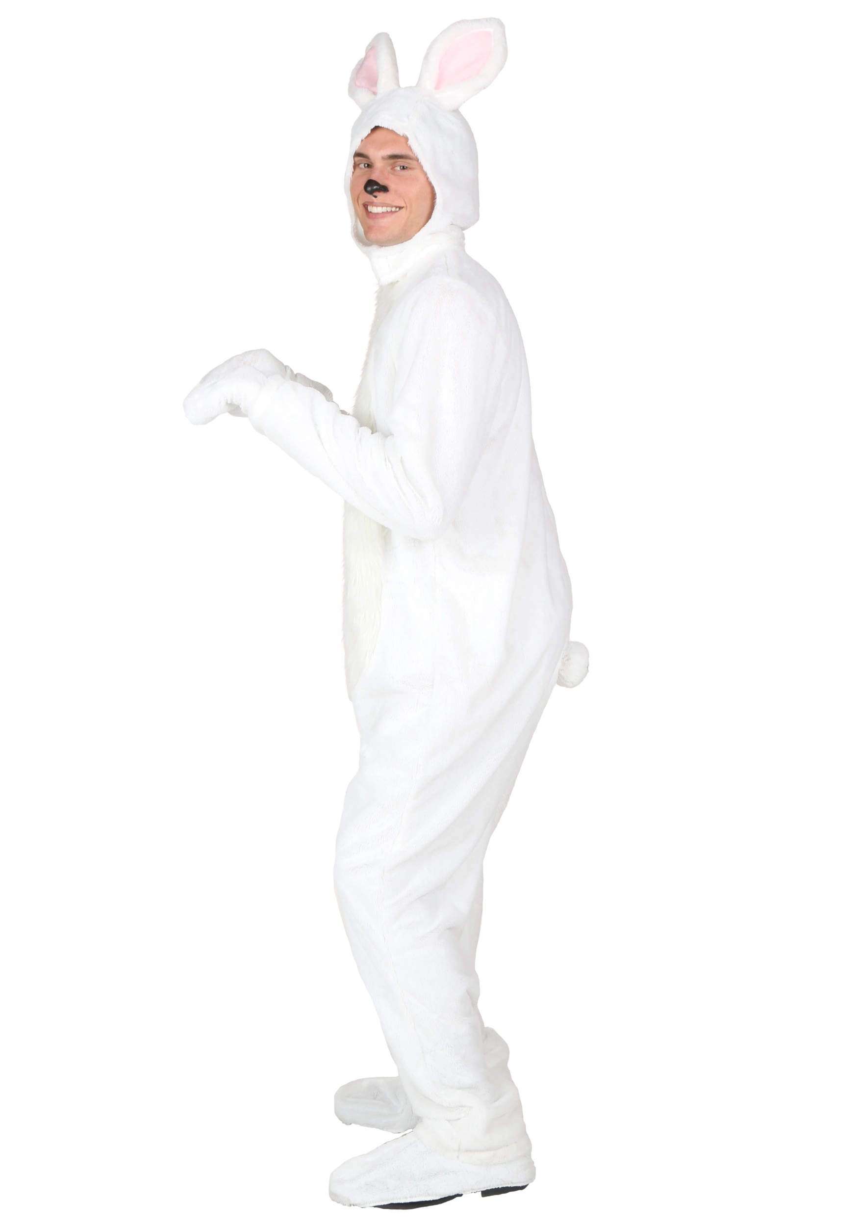 Fun Costumes Plus Size White Bunny Costume 2 Fun Costumes Plus Size White Bunny Costume - Image 2