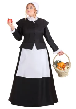 Fun Costumes Plus Size Thankful Pilgrim Costume For Women