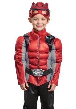 Disguise Power Rangers Beast Morphers Red Ranger Costume For Kids -Cheap Anna Costumes Store power rangers beast morphers child red ranger clas alt 2 1