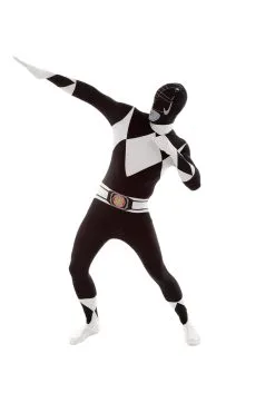Morphsuits Power Rangers: Black Ranger Morphsuit Costume -Cheap Anna Costumes Store power rangers black ranger morphsuit alt