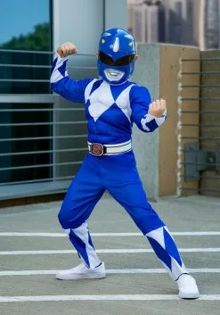 Disguise Power Rangers Boy's Blue Ranger Costume