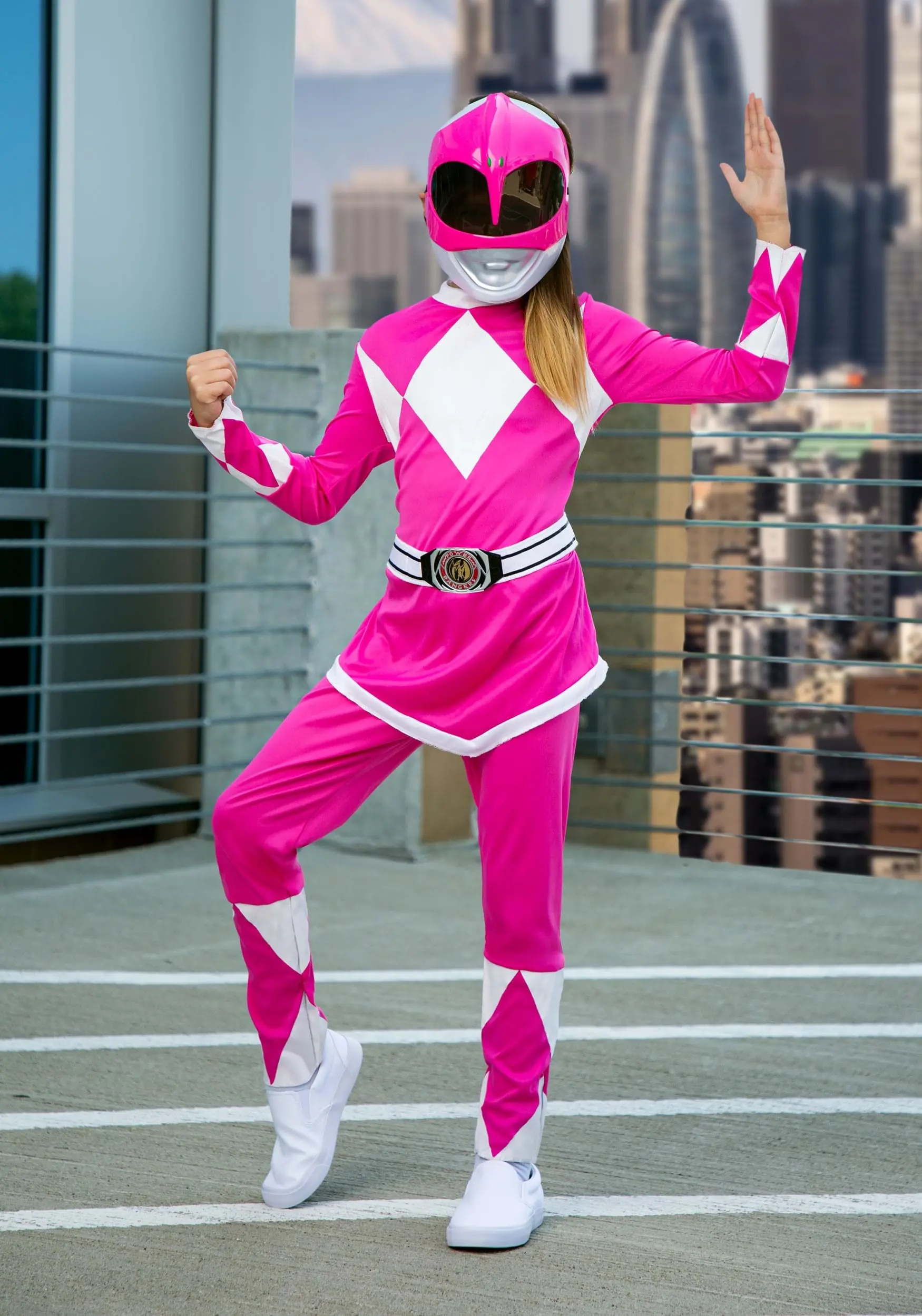 Disguise Girl's Pink Ranger Power Rangers Costume 1 Disguise Girl's Pink Ranger Power Rangers Costume