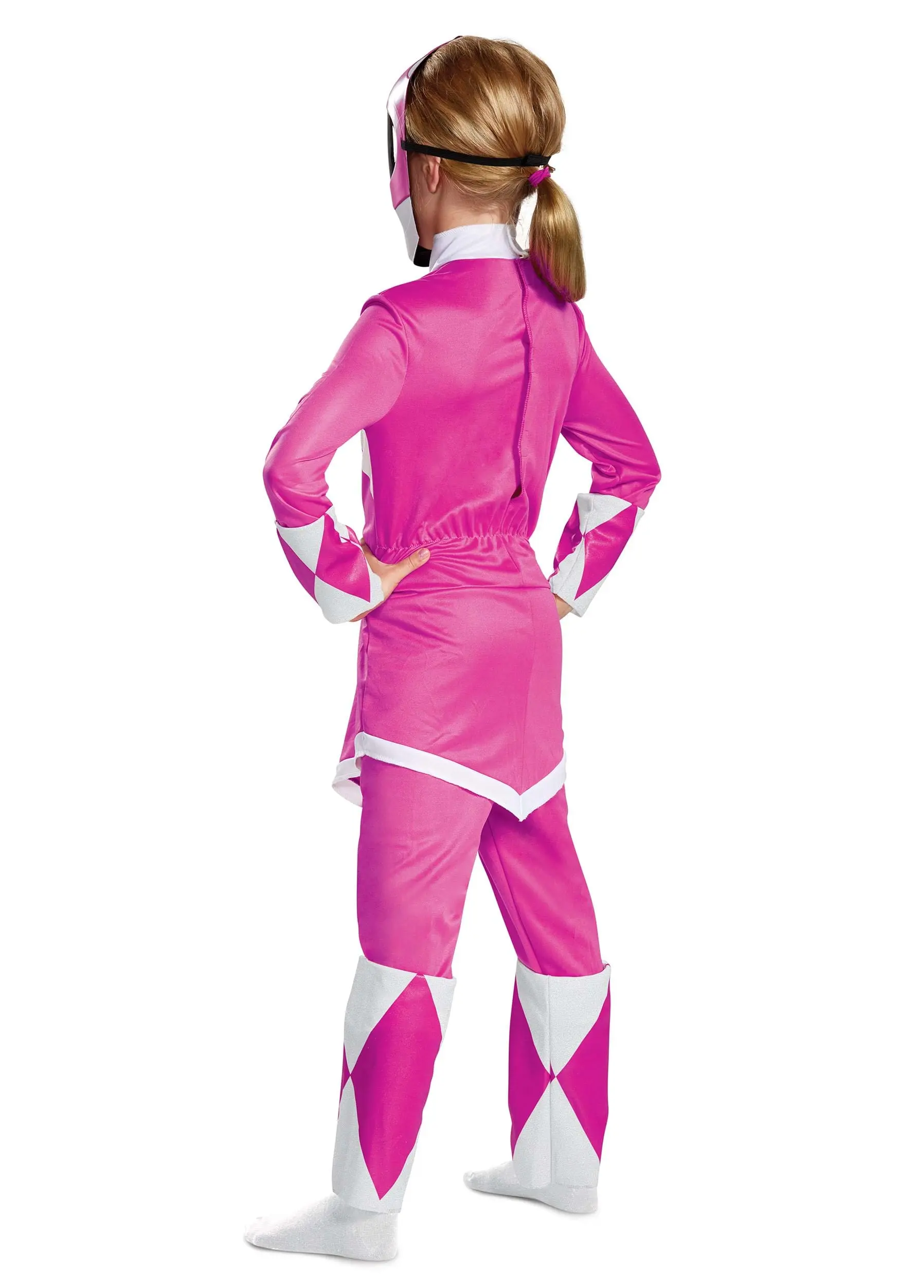Disguise Girl's Pink Ranger Power Rangers Costume 3 Disguise Girl's Pink Ranger Power Rangers Costume - Image 3
