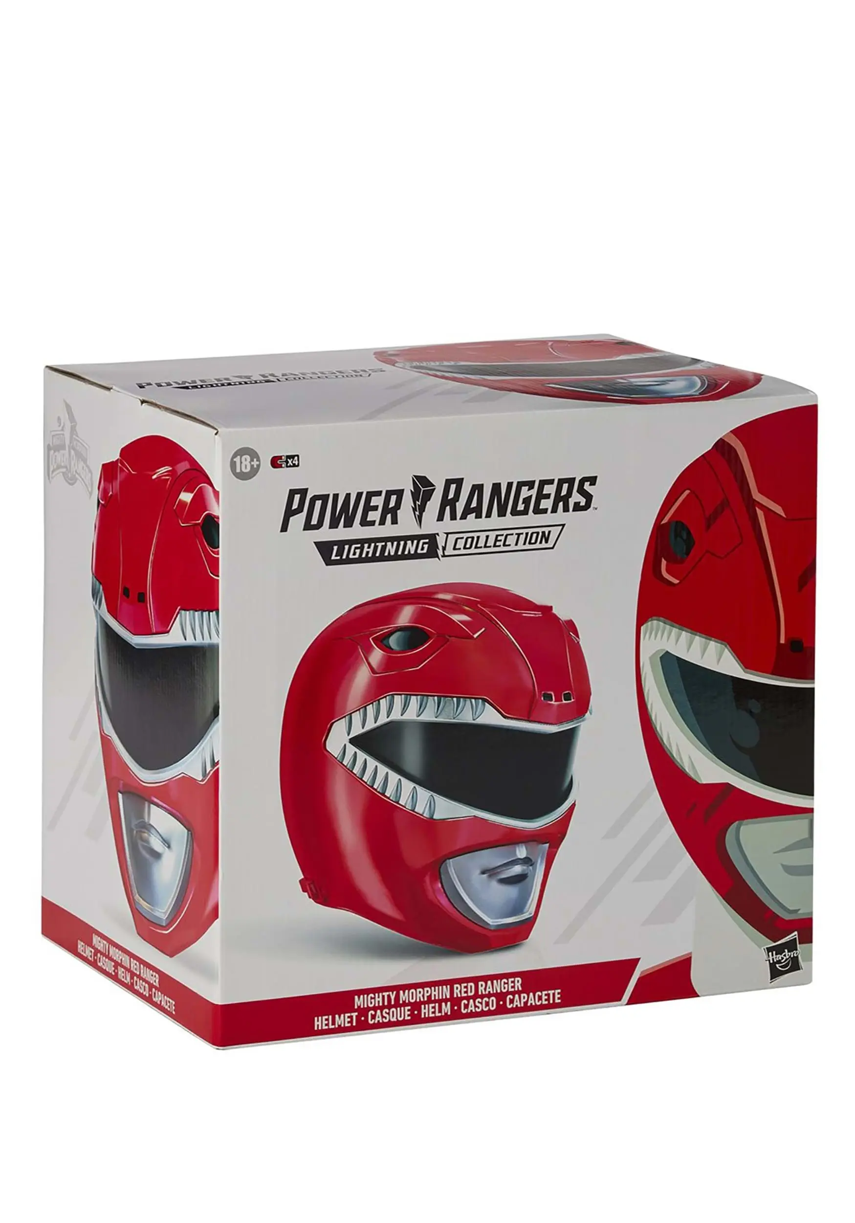Hasbro Mighty Morphin Power Rangers Lightning Collection Red Ranger Helmet 4 Hasbro Mighty Morphin Power Rangers Lightning Collection Red Ranger Helmet - Image 4