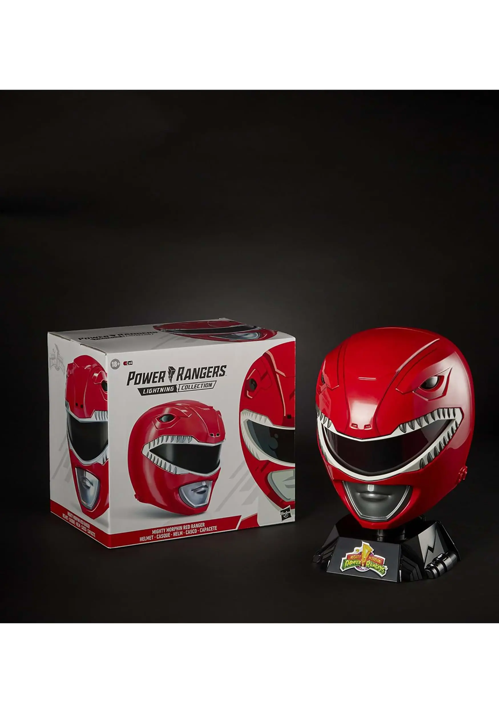 Hasbro Mighty Morphin Power Rangers Lightning Collection Red Ranger Helmet 9 Hasbro Mighty Morphin Power Rangers Lightning Collection Red Ranger Helmet - Image 9