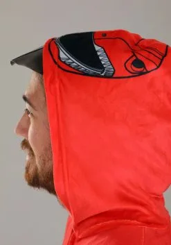 BigWan Apparel Co. Adult Power Rangers Red Ranger Hooded Union Suit 7 BigWan Apparel Co. Adult Power Rangers Red Ranger Hooded Union Suit -Cheap Anna Costumes Store power rangers red ranger hooded union suit alt 2