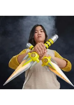 Hasbro Power Rangers Lightning Collection Mighty Morphin Yellow Ranger Power Daggers Prop Replica 13 Hasbro Power Rangers Lightning Collection Mighty Morphin Yellow Ranger Power Daggers Prop Replica -Cheap Anna Costumes Store power rangers yellow ranger power daggers prop rep alt 5