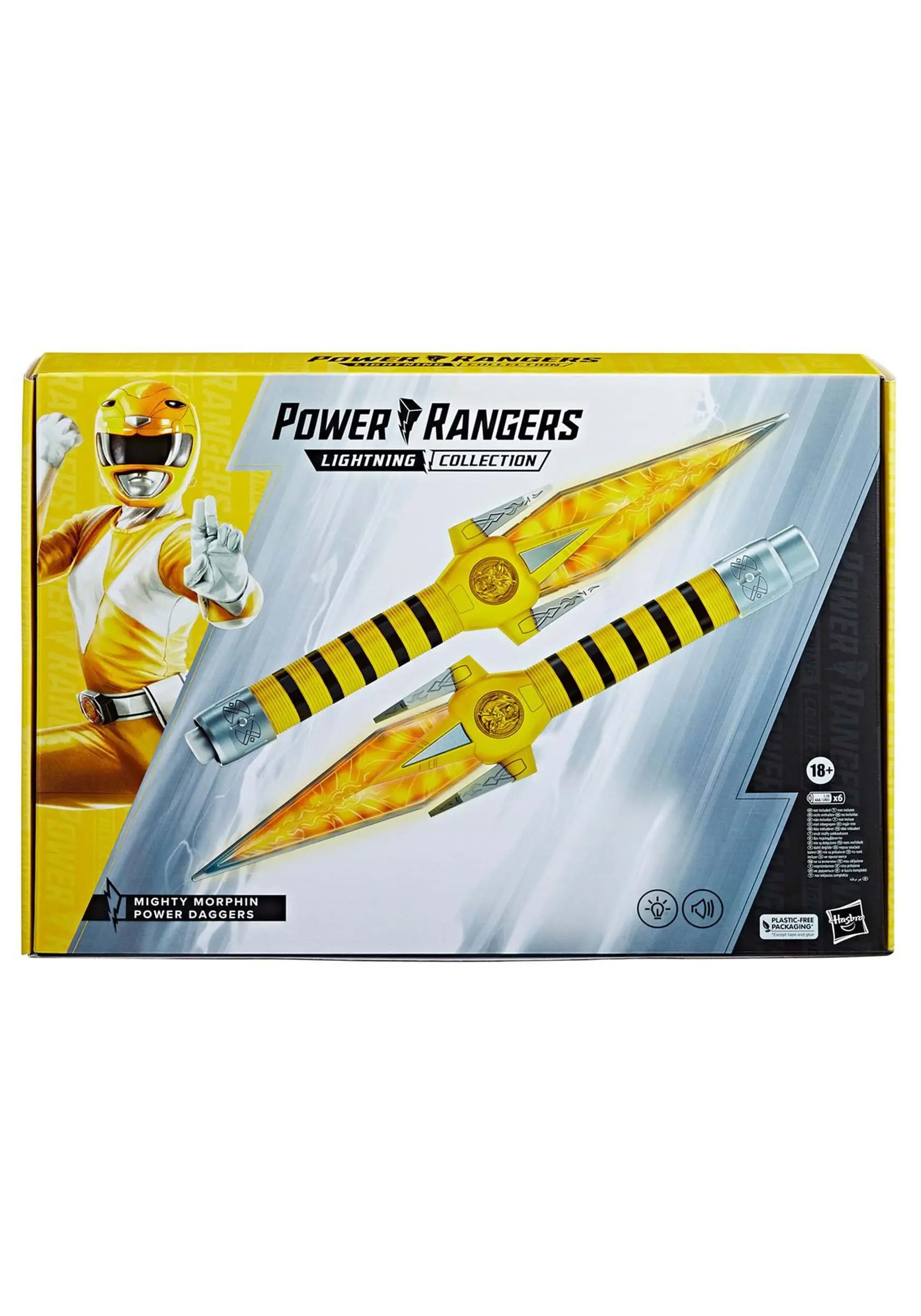 Hasbro Power Rangers Lightning Collection Mighty Morphin Yellow Ranger Power Daggers Prop Replica 8 Hasbro Power Rangers Lightning Collection Mighty Morphin Yellow Ranger Power Daggers Prop Replica - Image 8