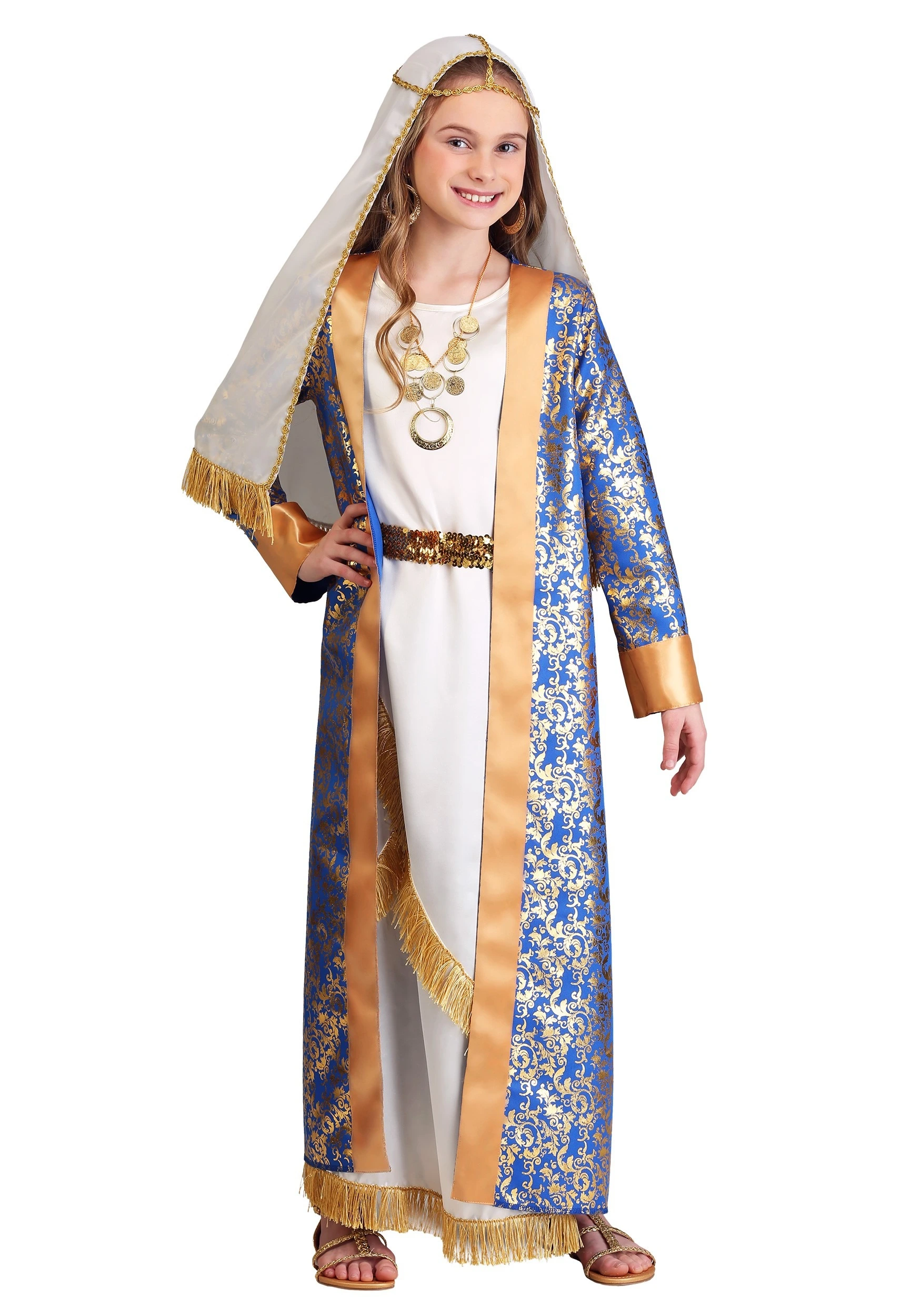 Bluenet Girl's Queen Esther Costume 2 Bluenet Girl's Queen Esther Costume - Image 2