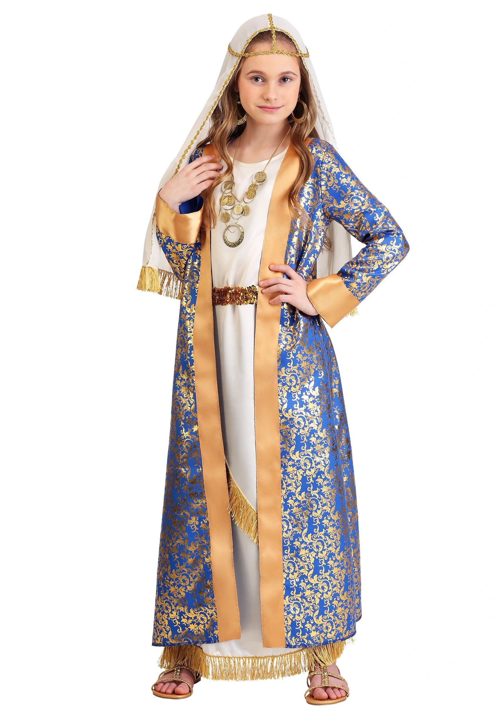 Bluenet Girl's Queen Esther Costume 1 Bluenet Girl's Queen Esther Costume