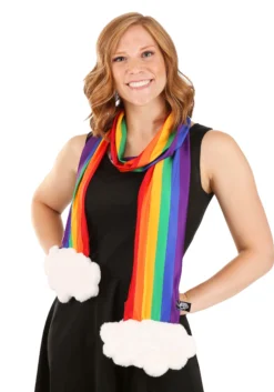 Elope Rainbow Scarf With A Hidden Pocket