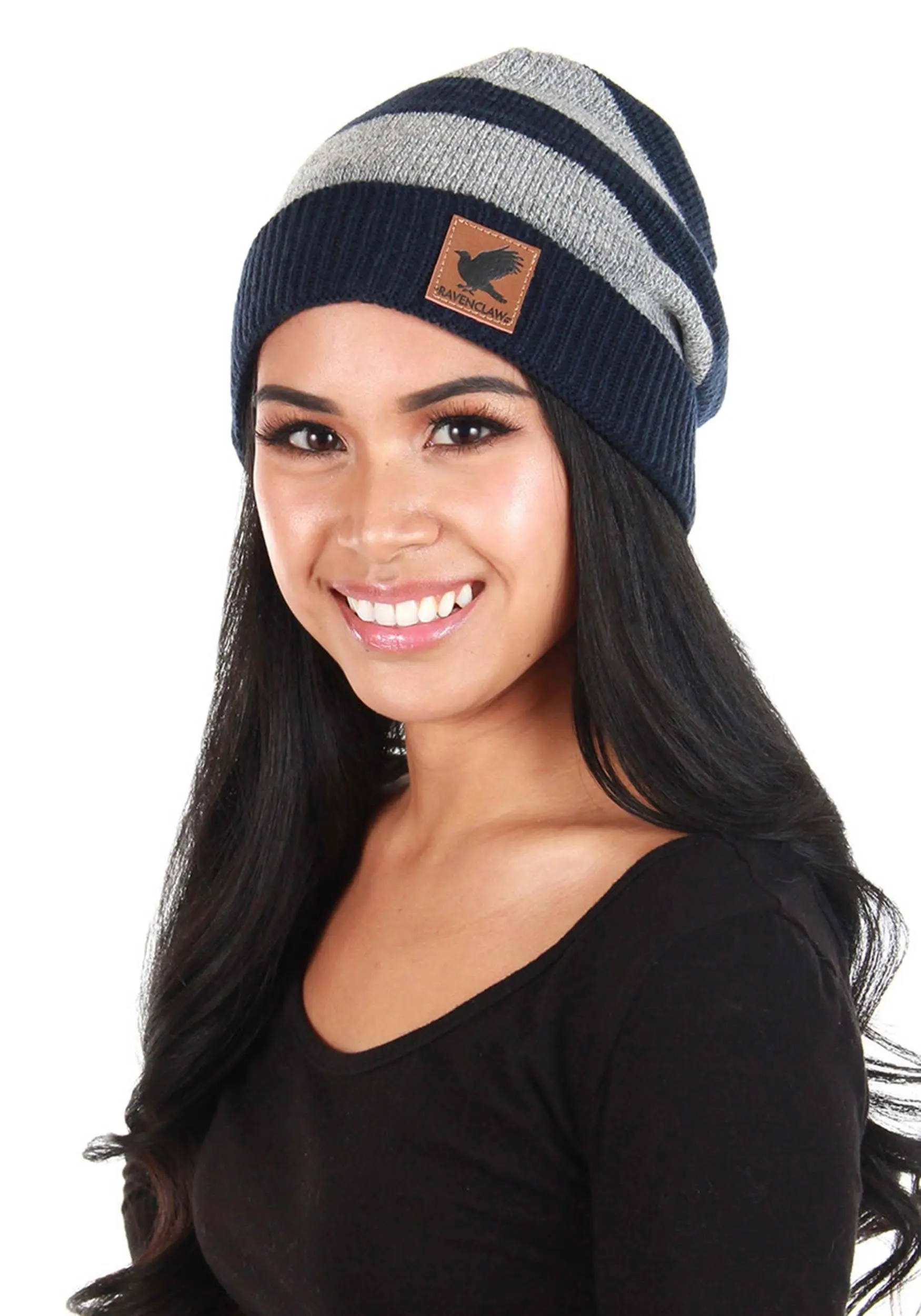 Elope Heathered Knit Beanie Ravenclaw 6 Elope Heathered Knit Beanie Ravenclaw - Image 6