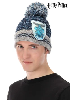 Elope Ravenclaw Heathered Warm Pom Beanie