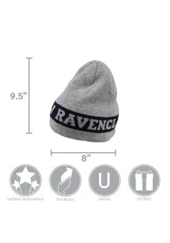 Elope Ravenclaw Reversible Knit Warm Beanie -Cheap Anna Costumes Store ravenclaw reversible knit beanie alt 2