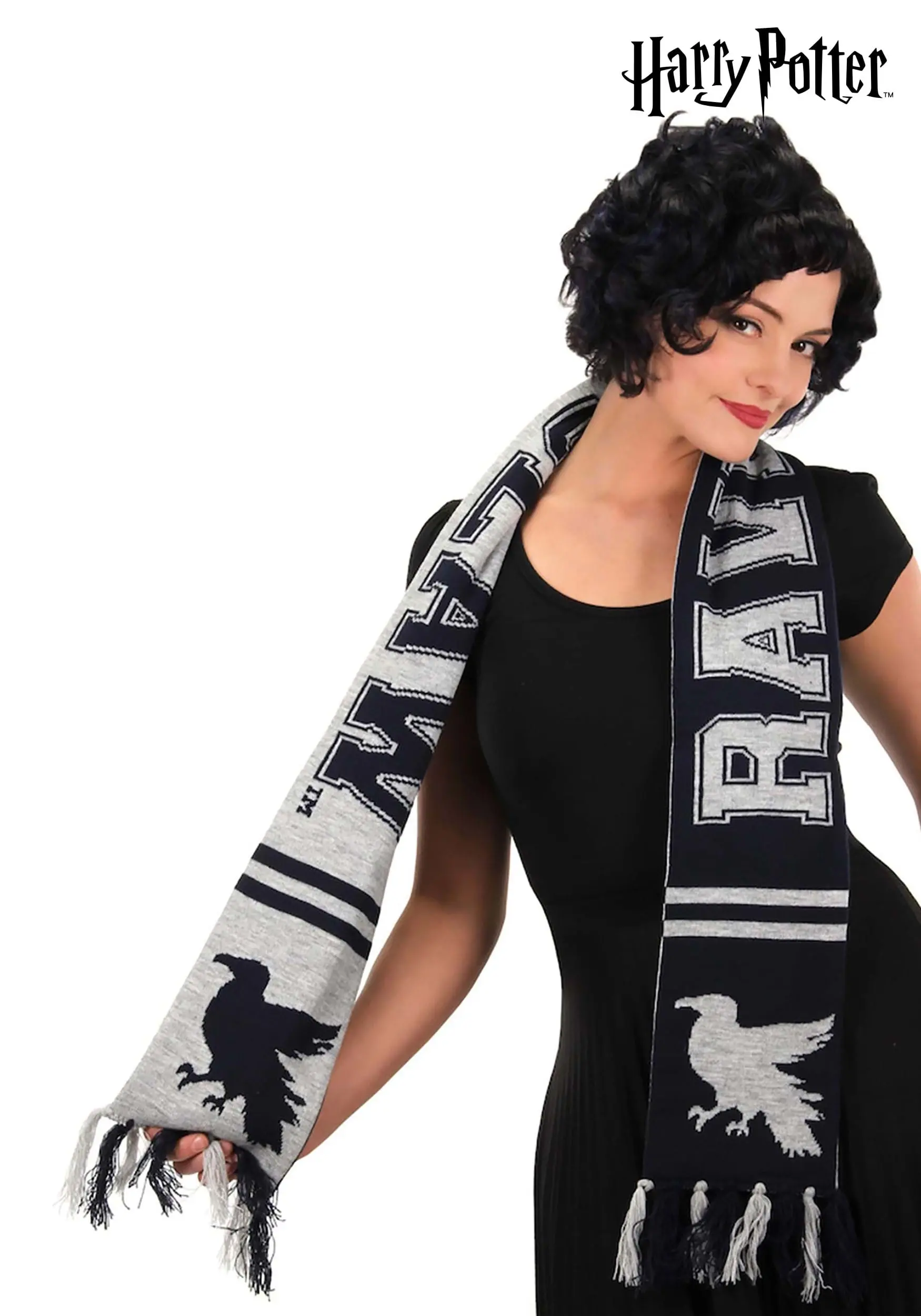 Elope Ravenclaw Reversible Knit Scarf 1 Elope Ravenclaw Reversible Knit Scarf