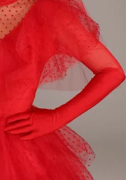 Fun Costumes Women's Premium Red Wedding Dress -Cheap Anna Costumes Store red wedding dress for women alt 3