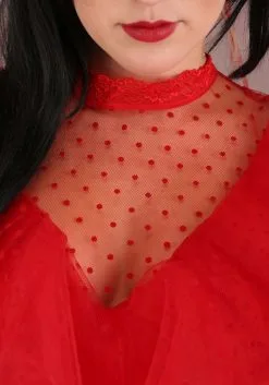 Fun Costumes Women's Premium Red Wedding Dress -Cheap Anna Costumes Store red wedding dress for women alt 4