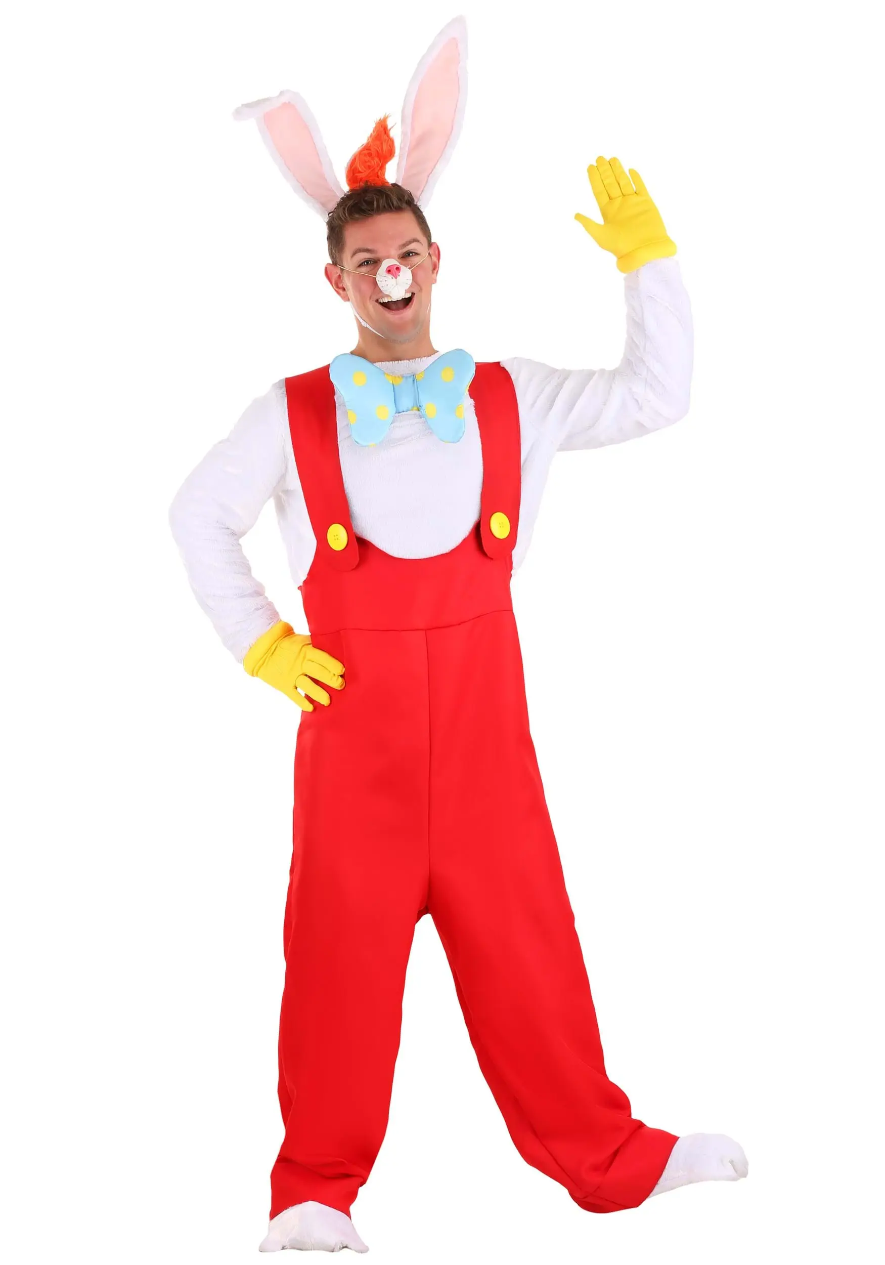 Disguise Limited Roger Rabbit Costume For Men 1 Disguise Limited Roger Rabbit Costume For Men