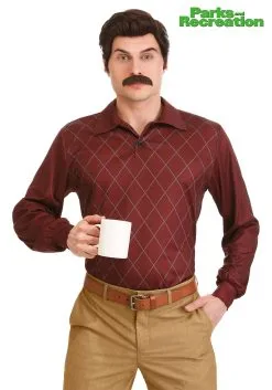 Partytime Costume & Lingerie (Yiwu) Factory Parks And Recreation Ron Swanson Costume