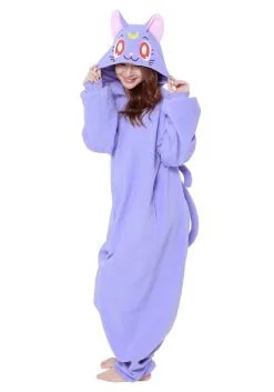 Sazac Sailor Moon Adult Luna Kigurumi Costume