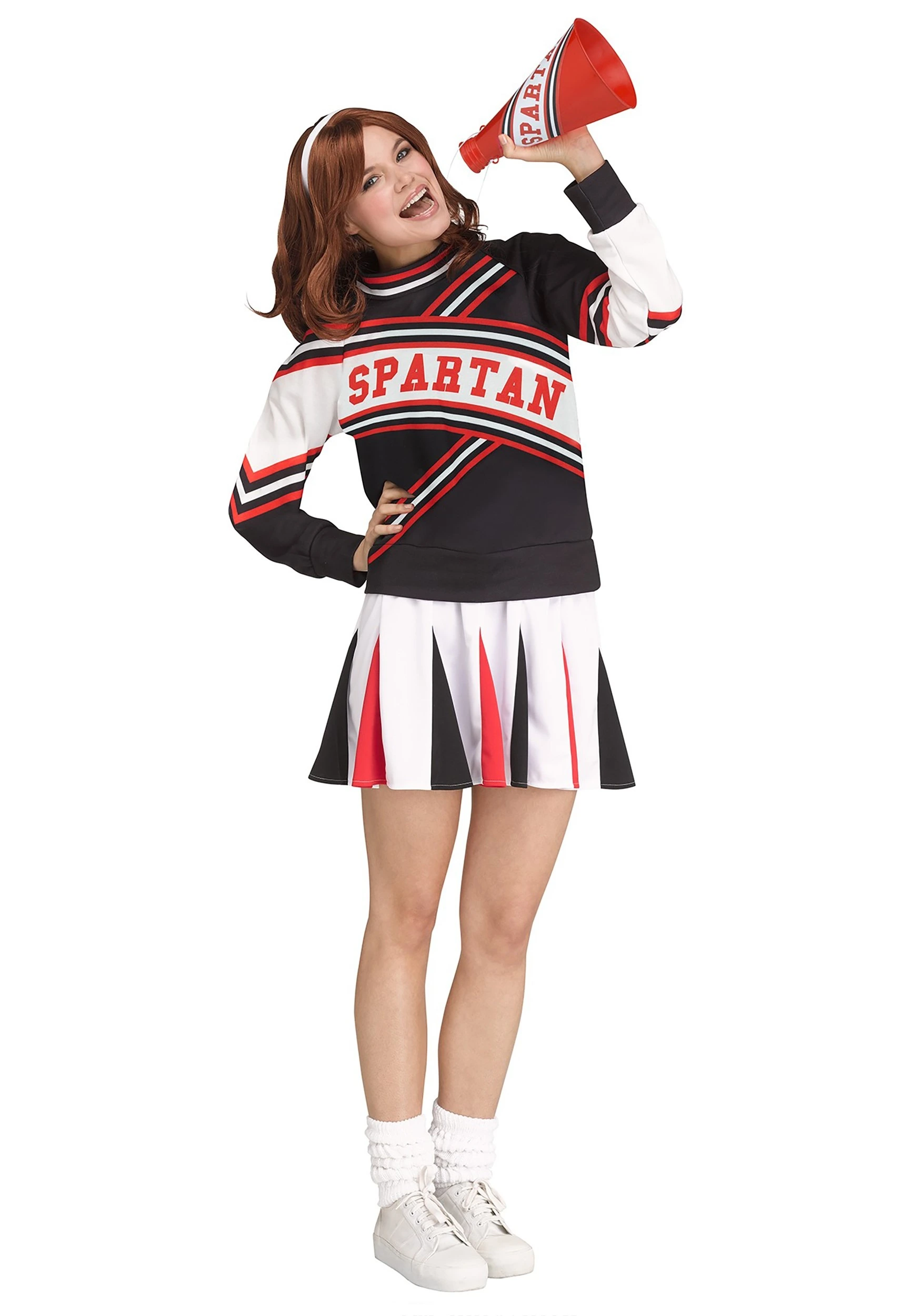 Fun World Saturday Night Live Women's Spartan Cheerleader Deluxe Costume 1 Fun World Saturday Night Live Women's Spartan Cheerleader Deluxe Costume
