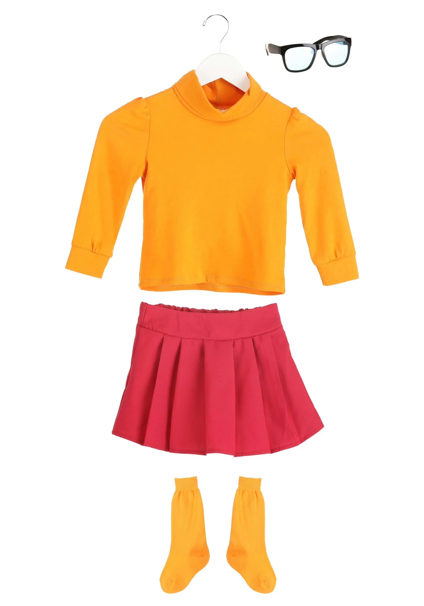 Jerry Leigh Scooby Doo Kids Velma Costume 5 Jerry Leigh Scooby Doo Kids Velma Costume - Image 5