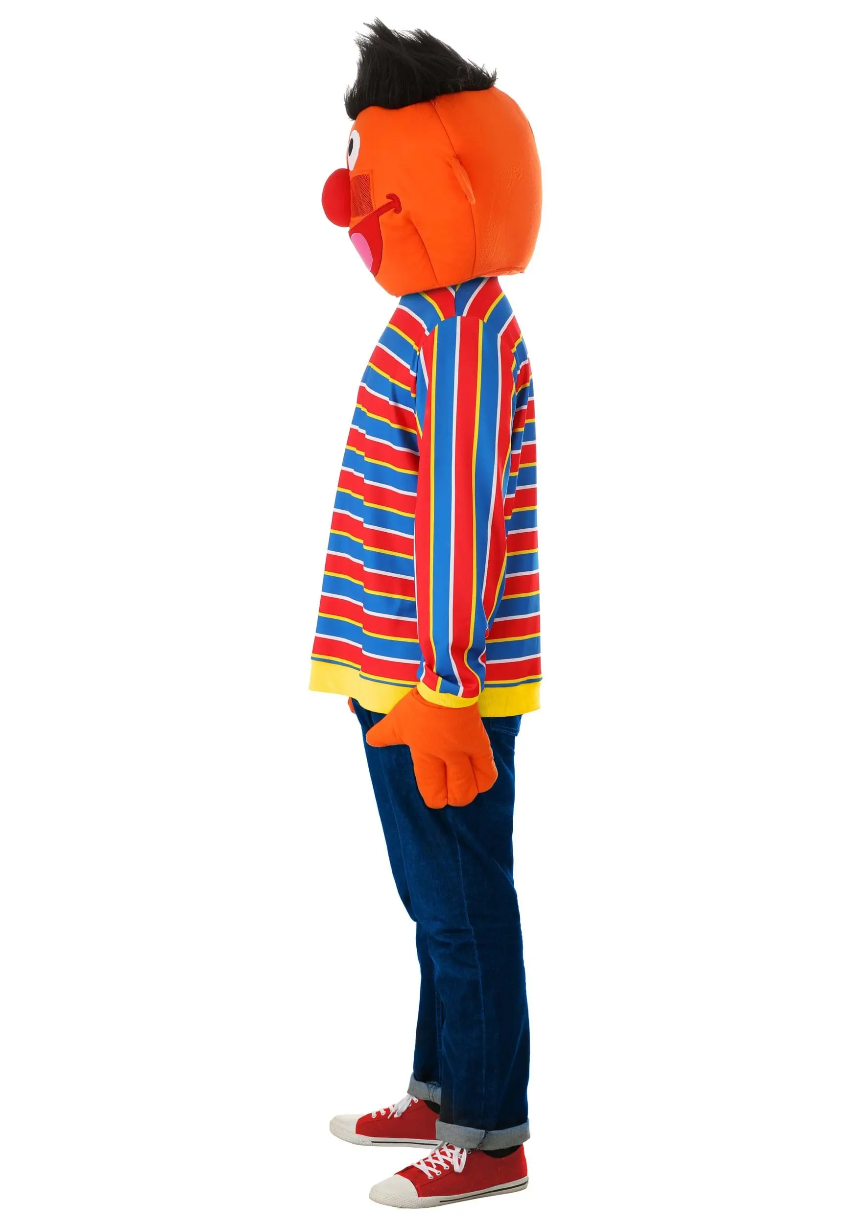 Fun Costumes Sesame Street Ernie Mascot Costume For Men 3 Fun Costumes Sesame Street Ernie Mascot Costume For Men - Image 3