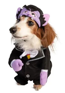 Pet Krewe Pet's Sesame Street The Count Costume -Cheap Anna Costumes Store sesame street the count pet costume alt 5 1
