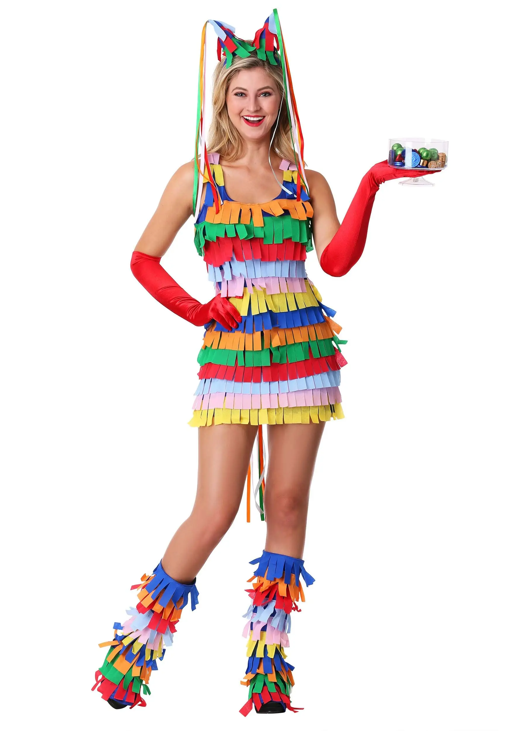 Fun Costumes Women's Pinata Costume Dress 1 Fun Costumes Women's Pinata Costume Dress
