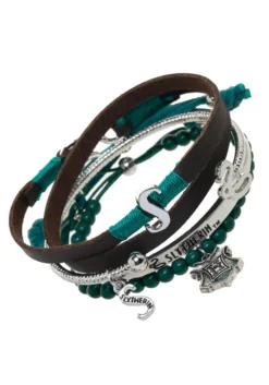 Bioworld Merchandising / Independent Sales Harry Potter Slytherin Arm Party Bracelet Set