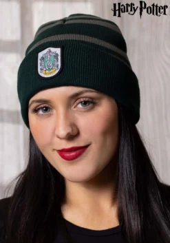 Elope Stocking Cap With Slytherin Crest