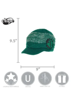 Elope Knit Brim Cap Slytherin -Cheap Anna Costumes Store slytherin knit brim cap alt 5
