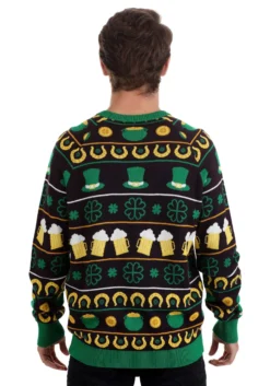 BigWan Apparel Co. St Patrick's Fair Isle Adult Sweater 13 BigWan Apparel Co. St Patrick's Fair Isle Adult Sweater -Cheap Anna Costumes Store st patricks fair isle sweater alt 5